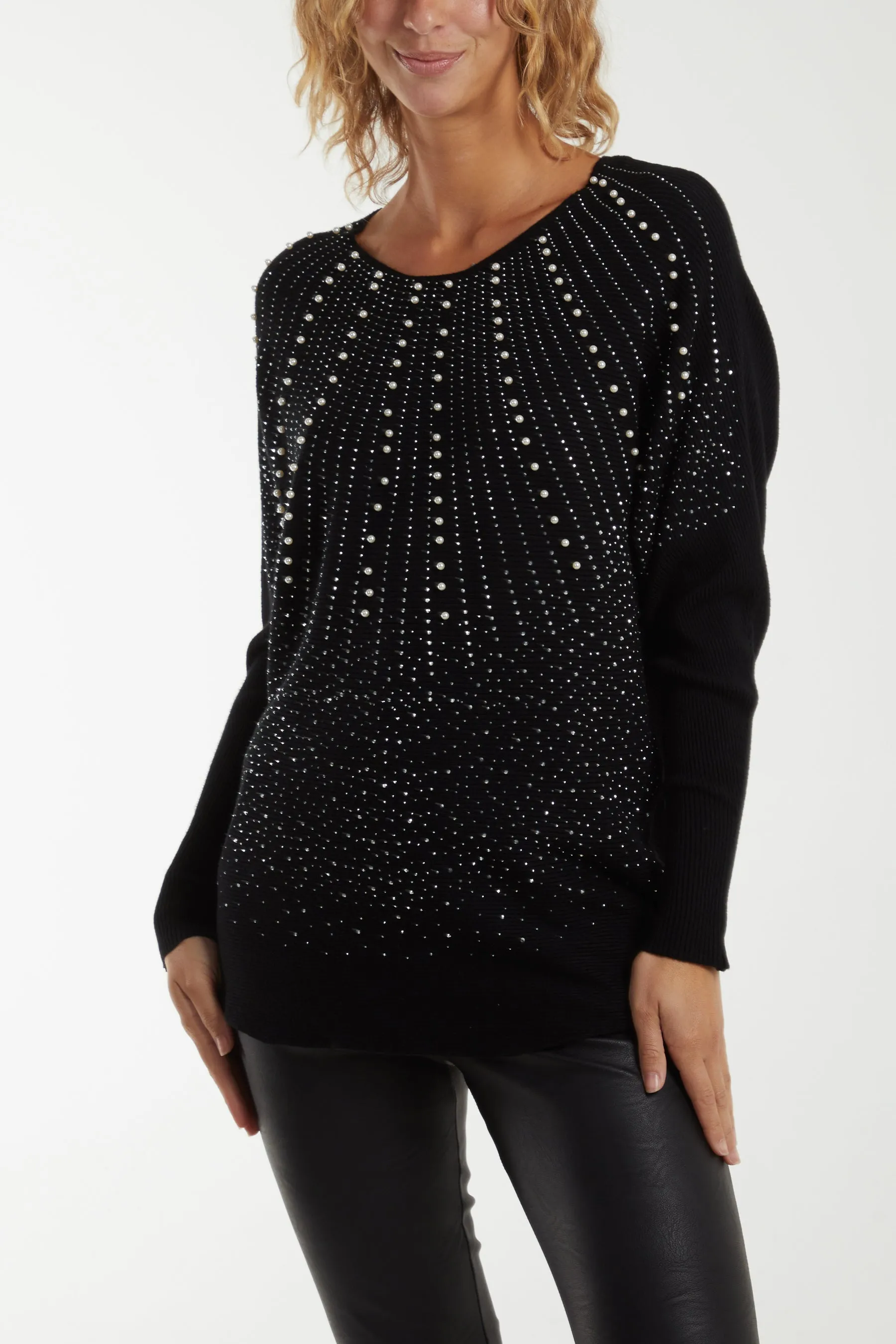 Pearl Diamante Jumper sold by Blue Vanilla