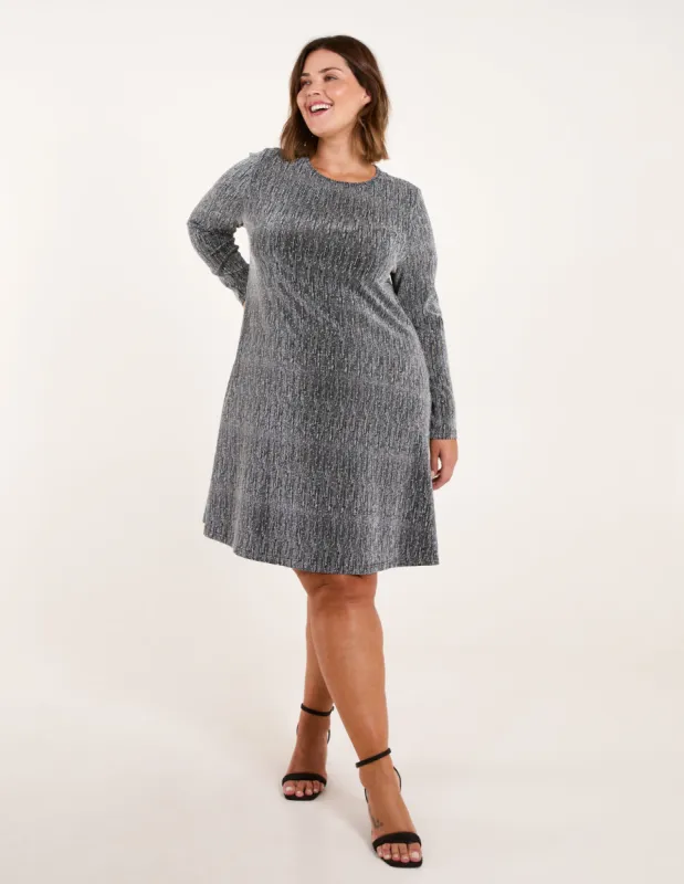 Curve Lurex Swing Dress sold by Blue Vanilla