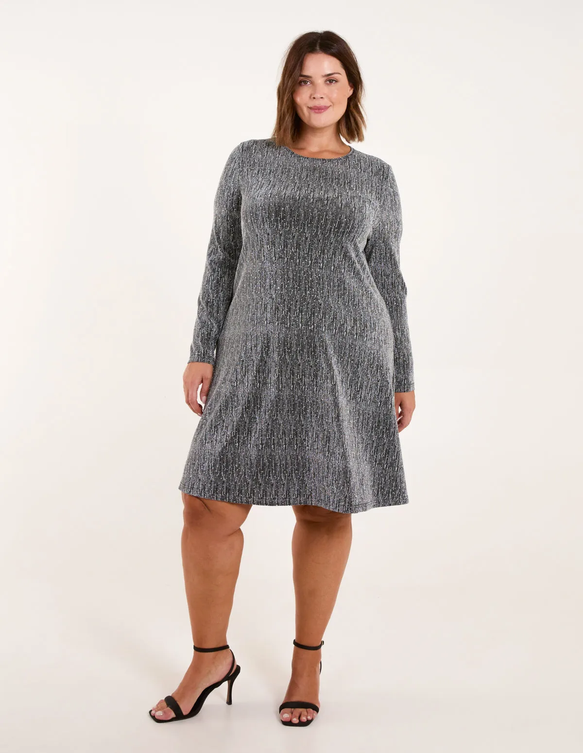 Curve Lurex Swing Dress sold by Blue Vanilla product image thumbnail 3