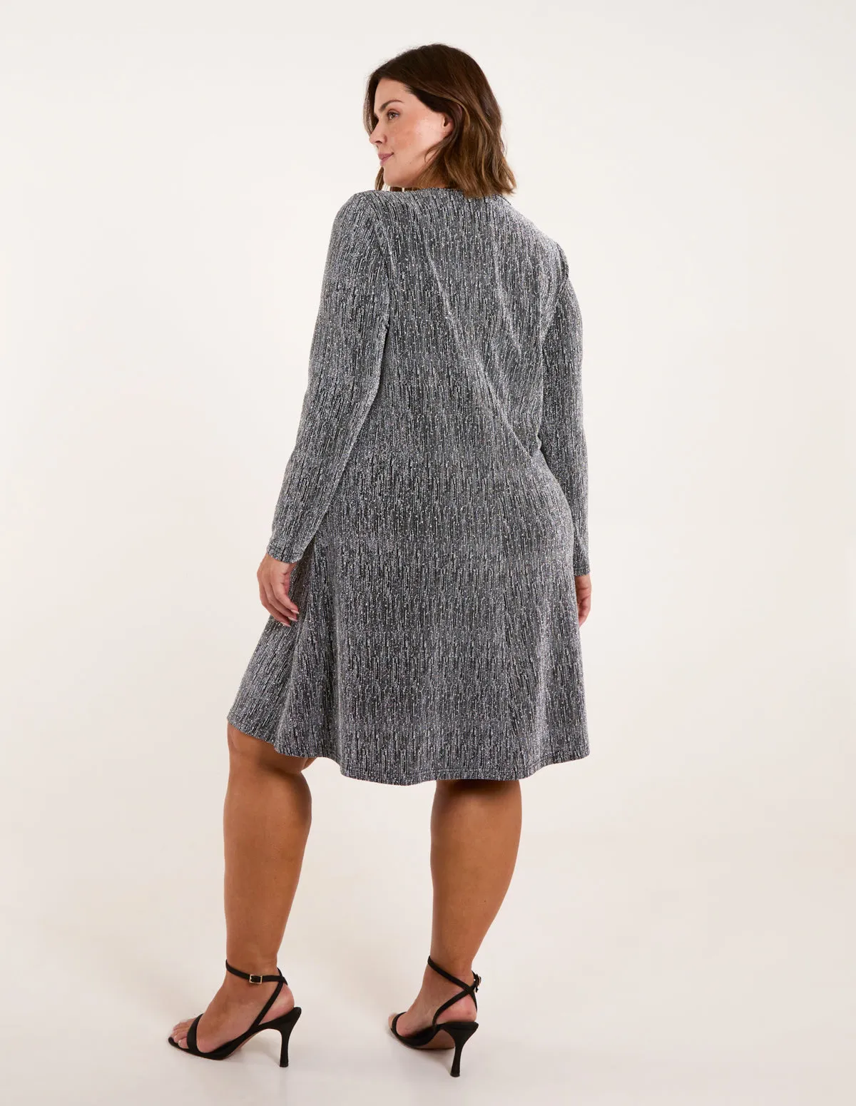 Curve Lurex Swing Dress sold by Blue Vanilla product image thumbnail 4