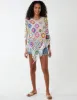 Crochet Fringe Poncho sold by Blue Vanilla