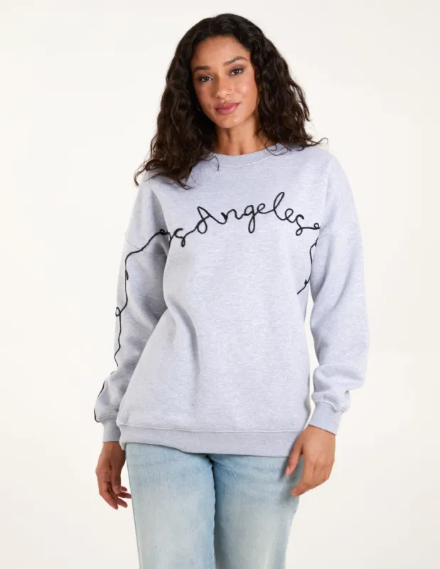 Los Angeles Slogan Sweatshirt sold by Blue Vanilla