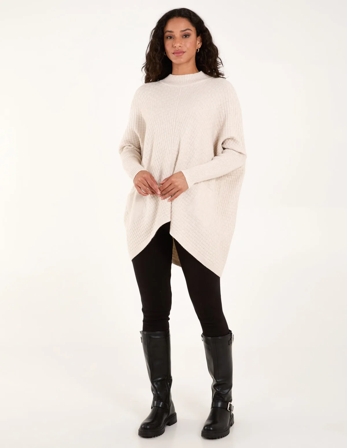 Basket Weave High Neck Jumper sold by Blue Vanilla product image thumbnail 3