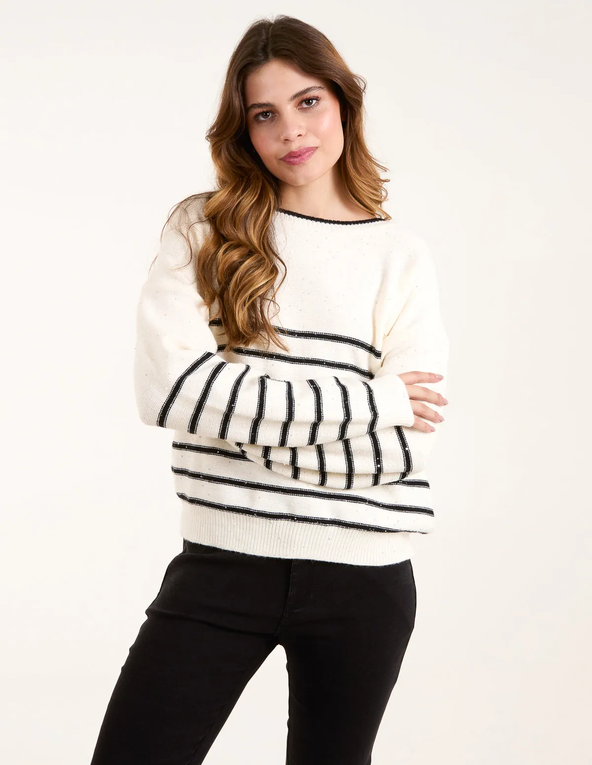 Stripe Knit Jumper sold by Blue Vanilla product image thumbnail 5