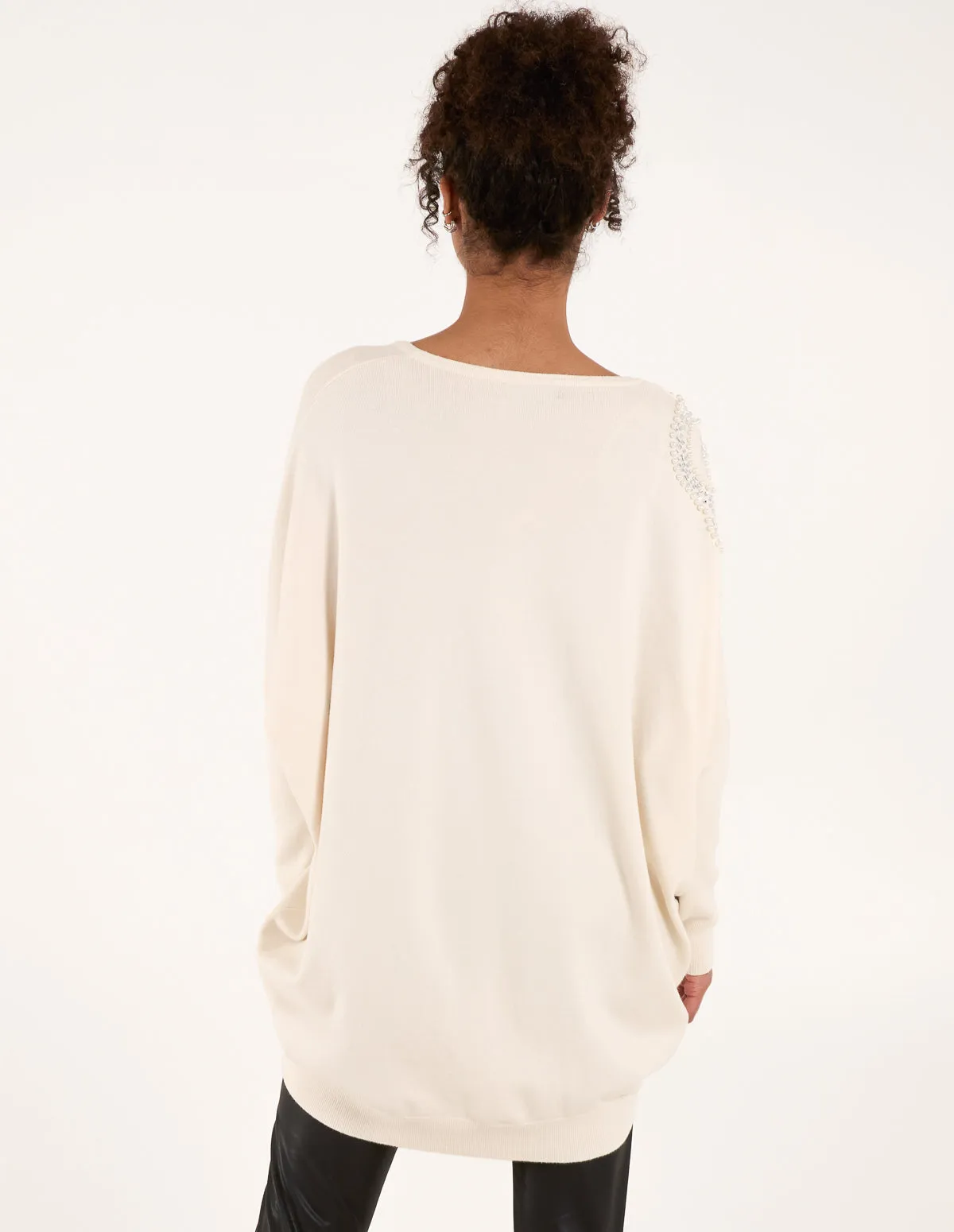 Diamante Flower Jumper sold by Blue Vanilla product image thumbnail 4