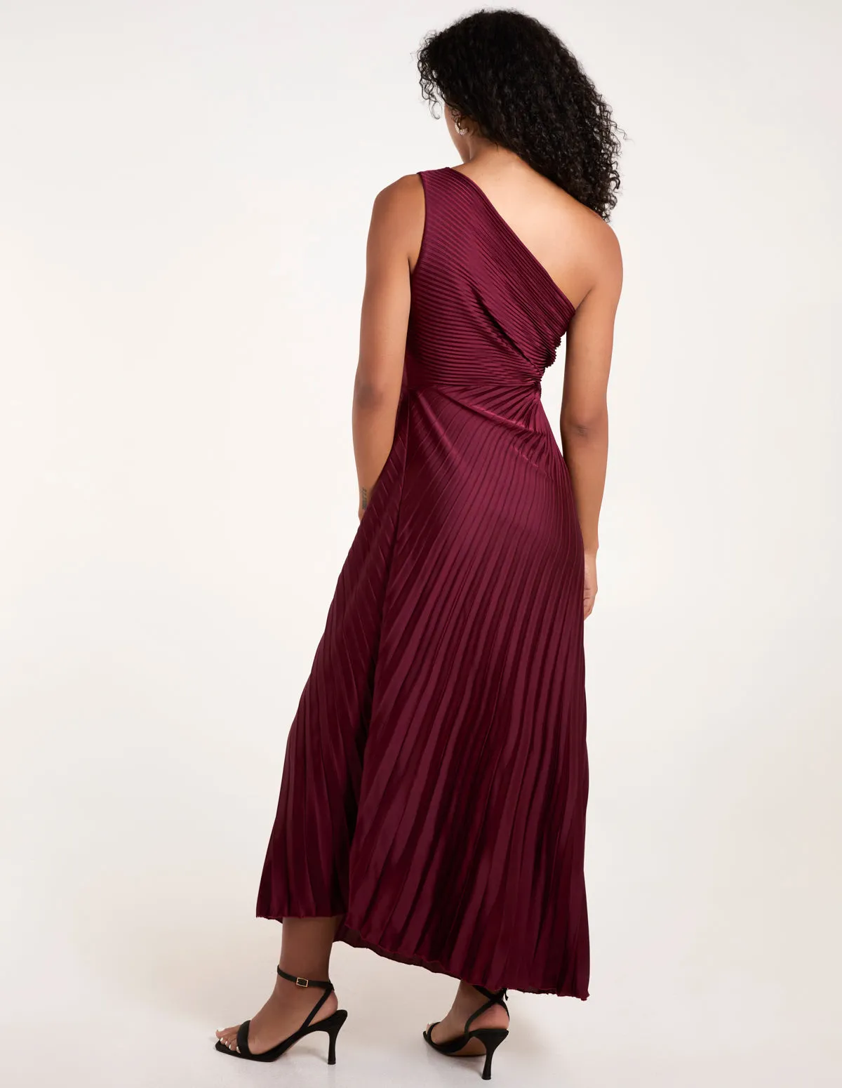 One Shoulder Pleated Dress sold by Blue Vanilla product image thumbnail 4