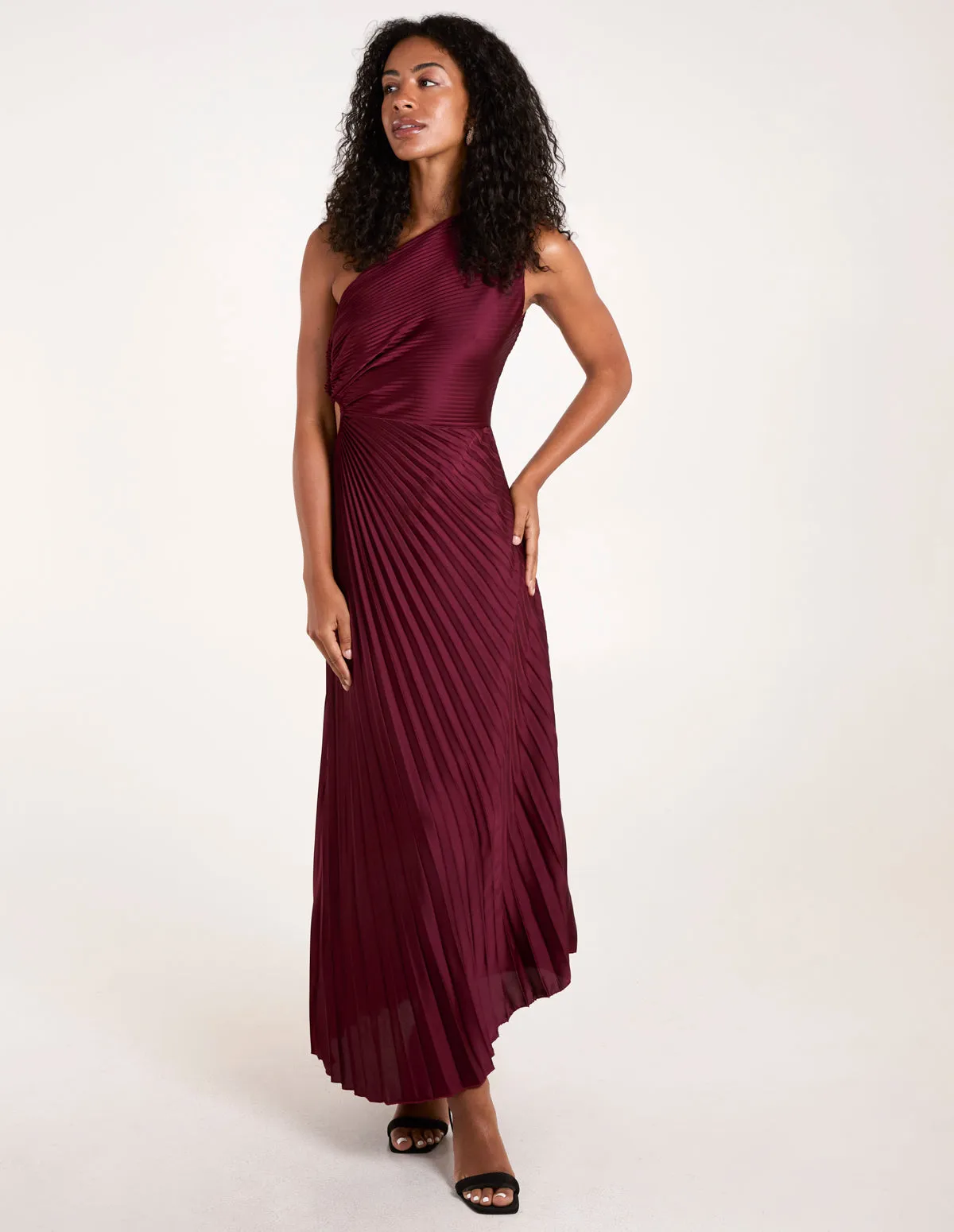 One Shoulder Pleated Dress sold by Blue Vanilla