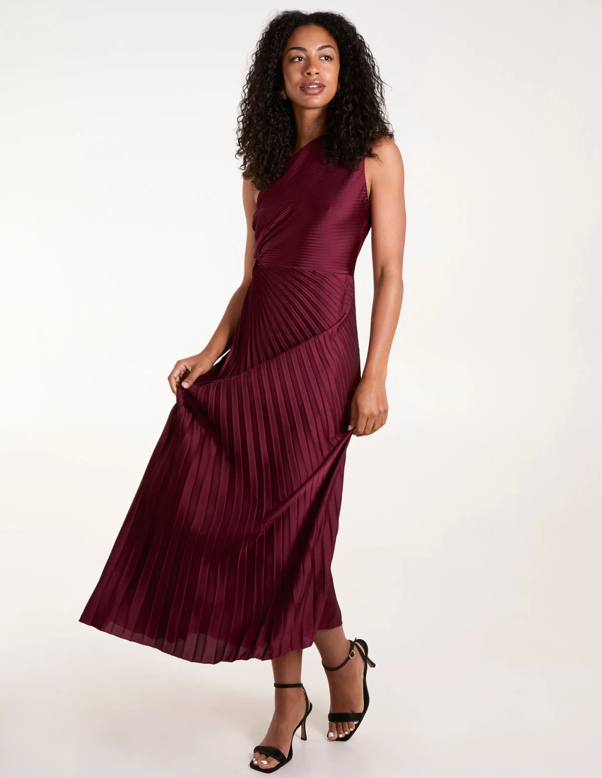 One Shoulder Pleated Dress sold by Blue Vanilla product image thumbnail 3