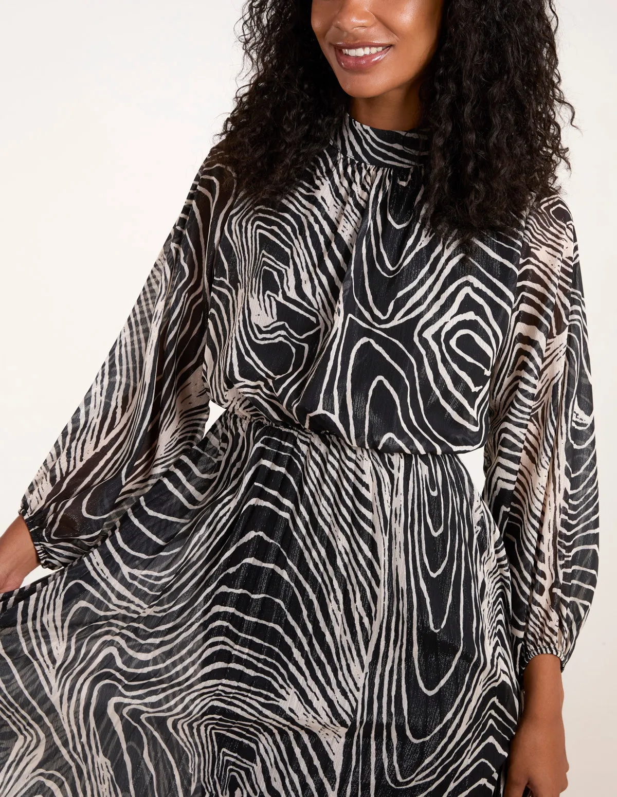 High Neck Pleated Dress sold by Blue Vanilla product image thumbnail 3