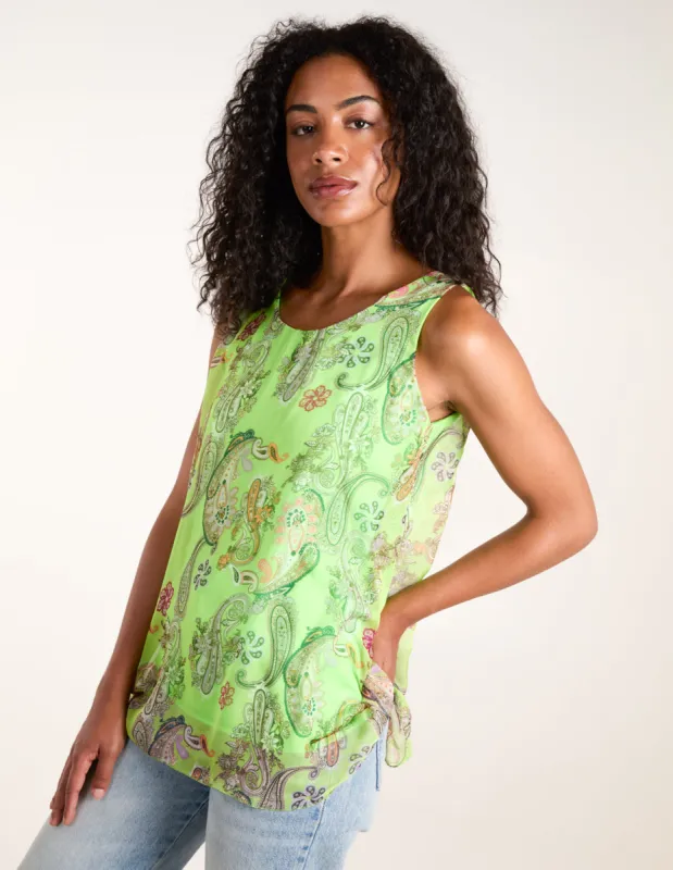 Paisley Tie Back Top sold by Blue Vanilla