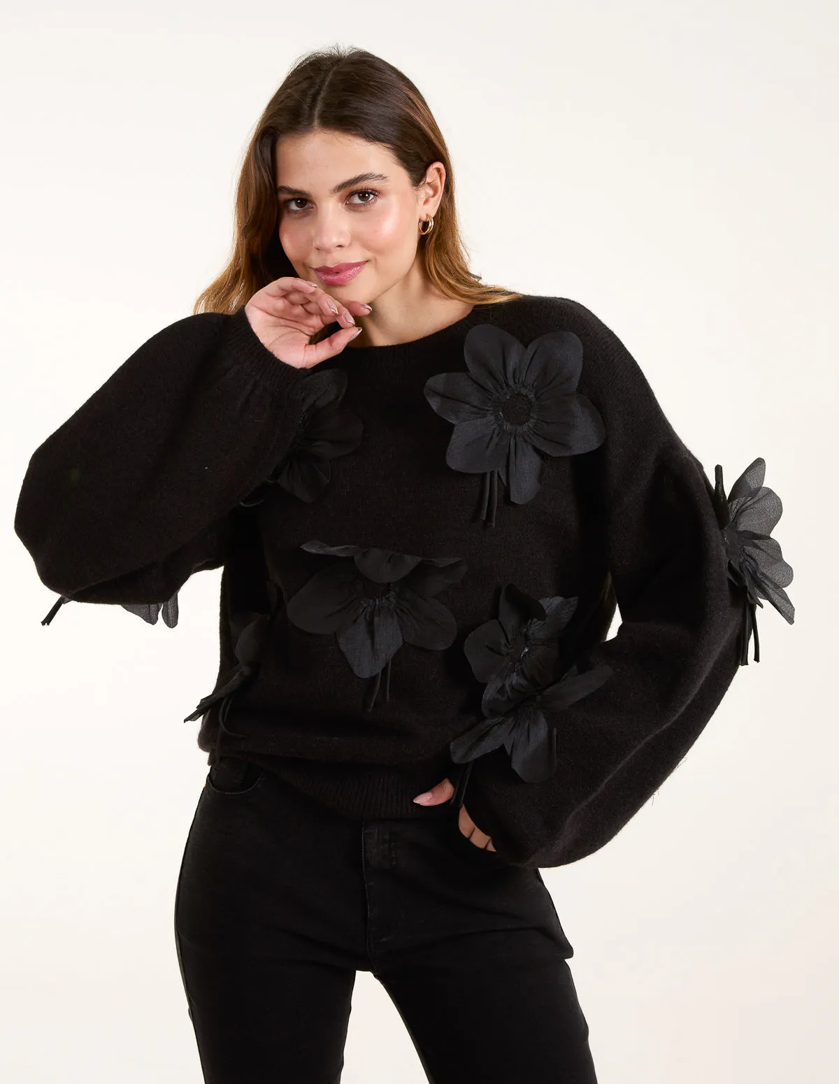 Applique Flower Jumper sold by Blue Vanilla