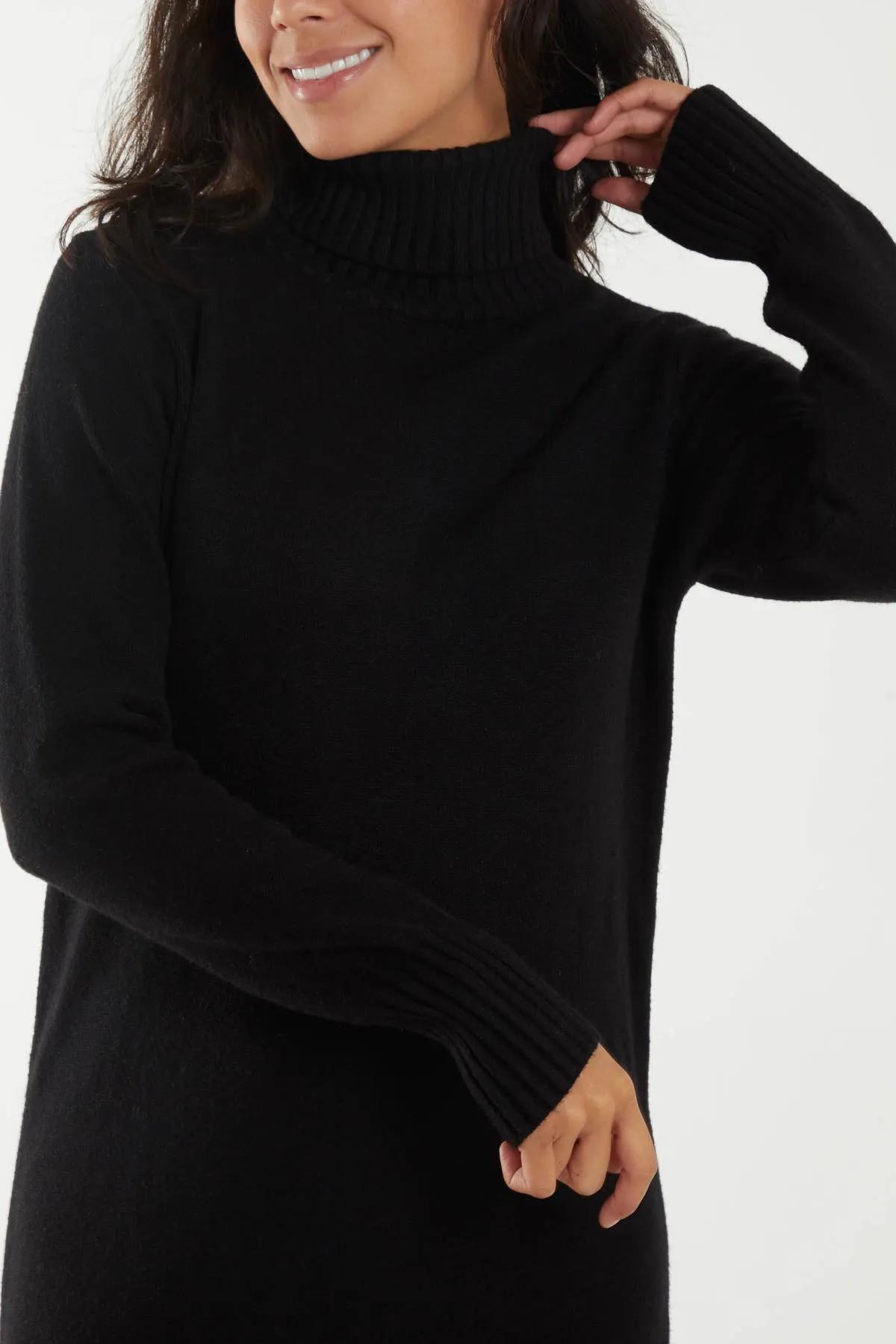 Roll Neck Jumper Dress sold by Blue Vanilla product image thumbnail 3