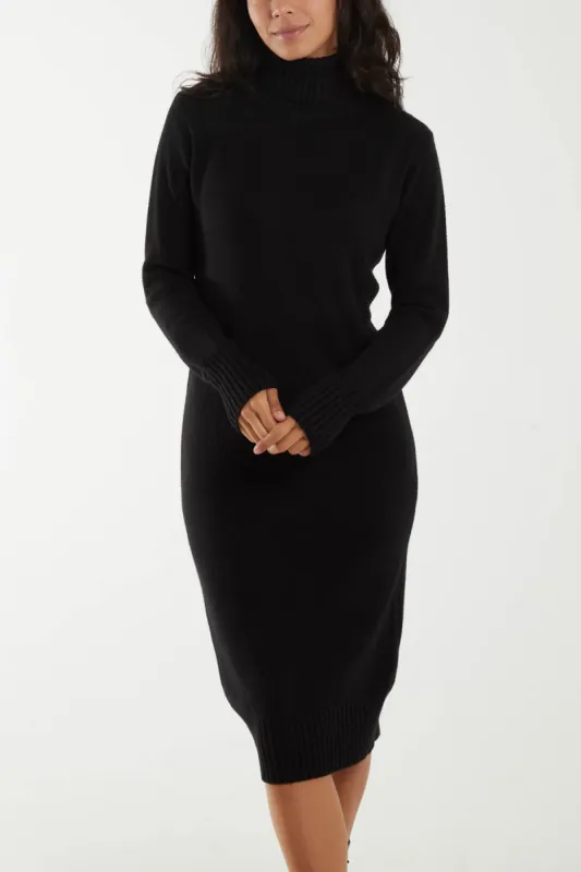 Roll Neck Jumper Dress sold by Blue Vanilla