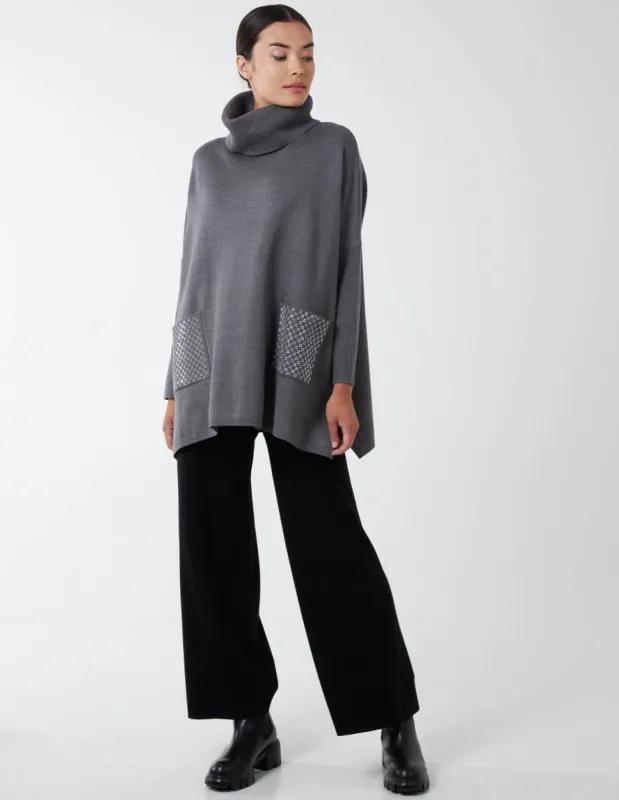 Rollneck Batwing Jumper sold by Blue Vanilla