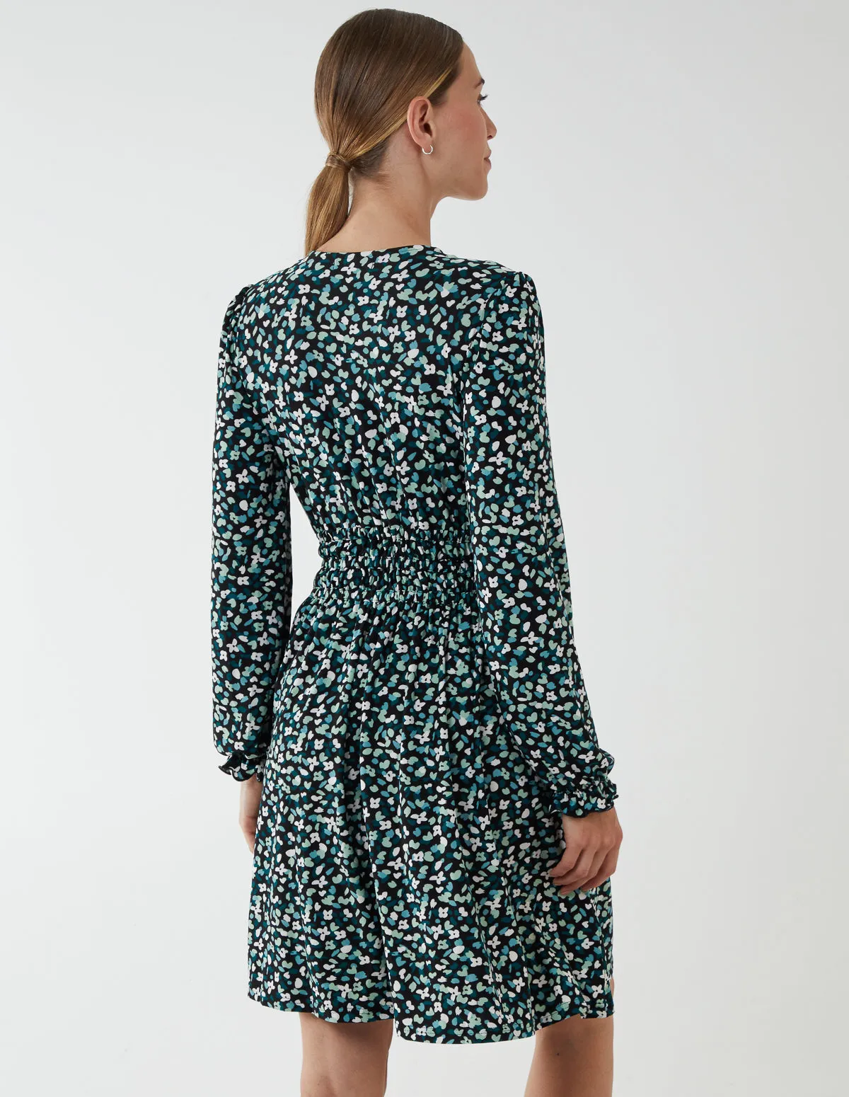 Ruched Elasticated Mini Dress sold by Blue Vanilla product image thumbnail 5