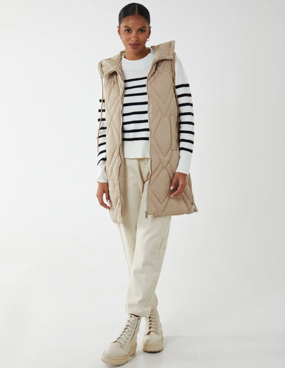 Diamond Quilted Gilet sold by Blue Vanilla product image thumbnail 2