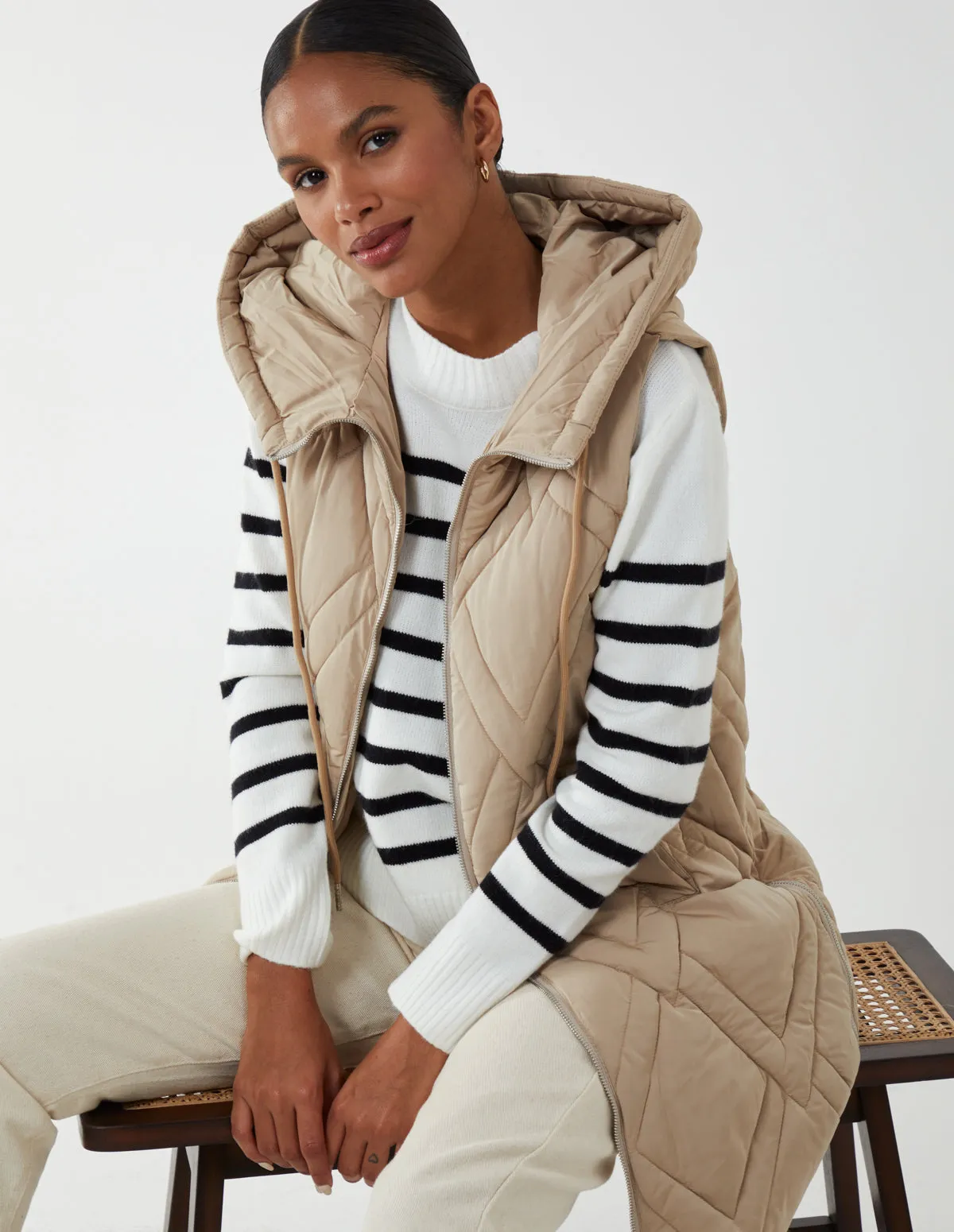 Diamond Quilted Gilet sold by Blue Vanilla