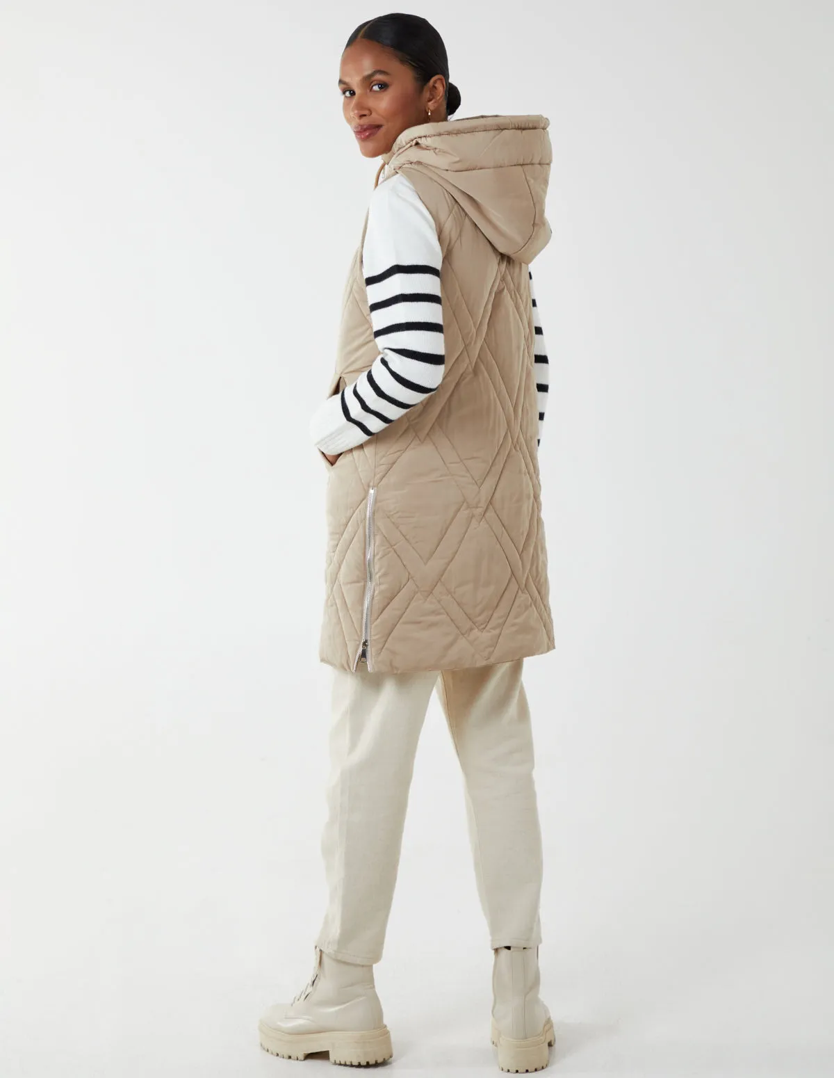 Diamond Quilted Gilet sold by Blue Vanilla product image thumbnail 5