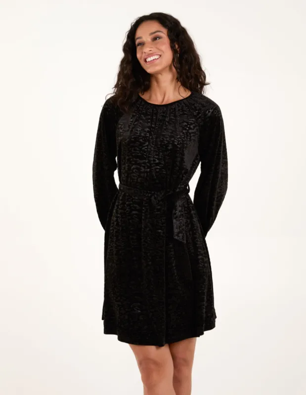 Velvet Belted Swing Dress sold by Blue Vanilla