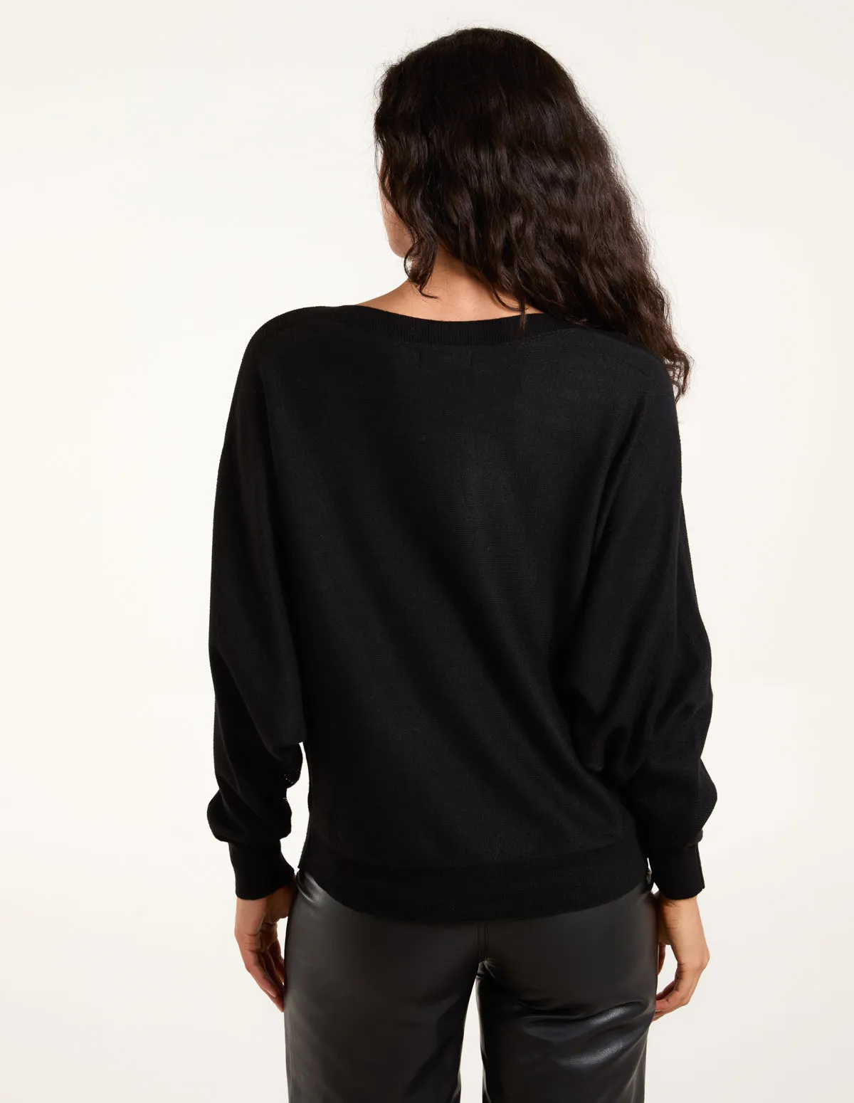 Striped Diamante Batwing Jumper sold by Blue Vanilla product image thumbnail 4