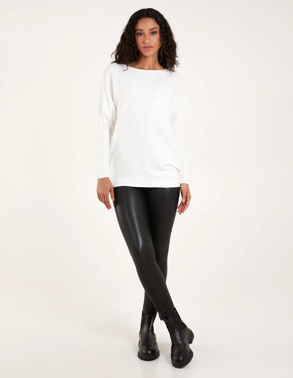 Diamante Batwing Jumper sold by Blue Vanilla product image thumbnail 3