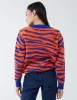 Zebra Ribbed Detail Jumper sold by Blue Vanilla