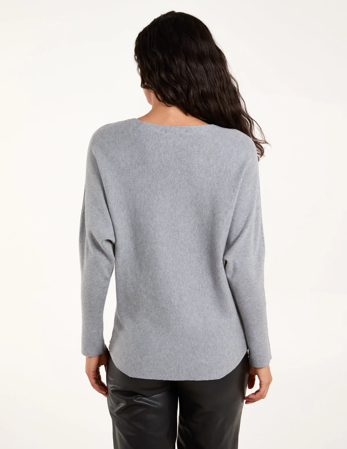 Sequin Flower Detail Batwing Jumper sold by Blue Vanilla product image thumbnail 4