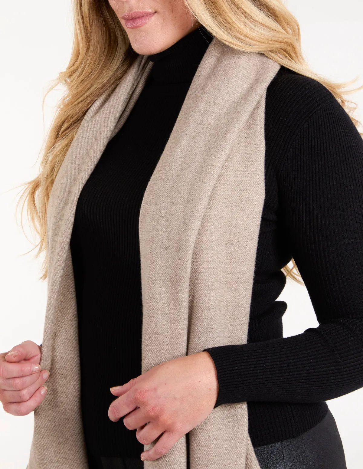 Plain Fluffy Scarf sold by Blue Vanilla product image thumbnail 2