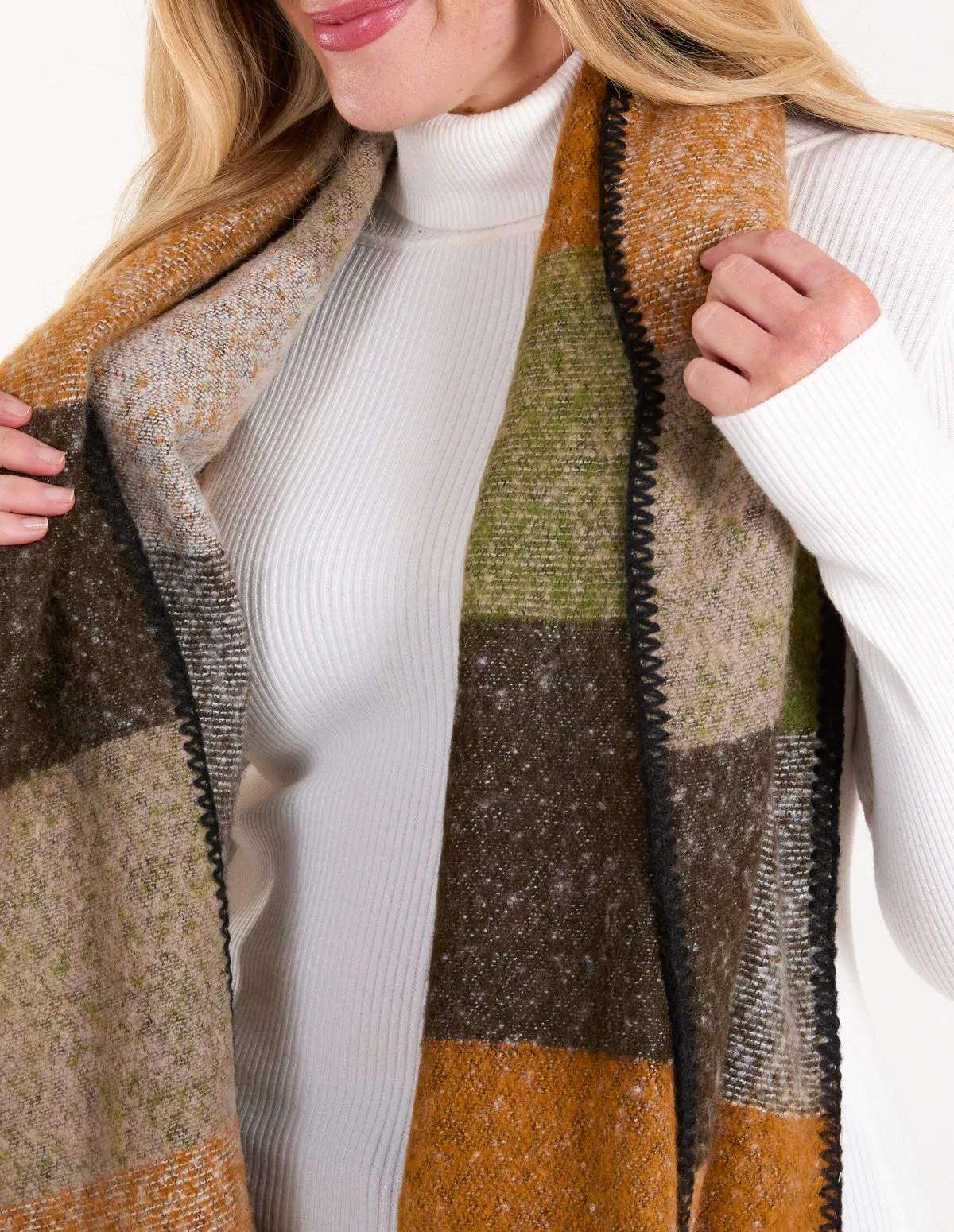 Colour Block Scarf sold by Blue Vanilla product image thumbnail 2