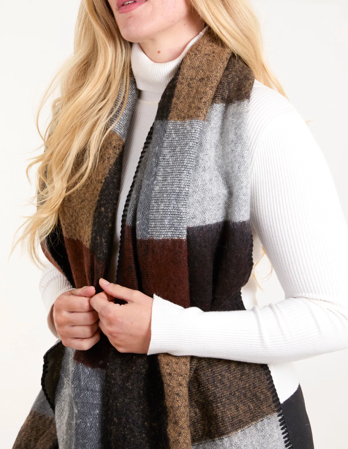 Colour Block Scarf sold by Blue Vanilla product image thumbnail 2