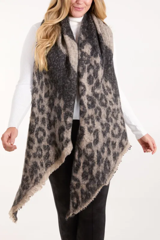 Leopard Print Scarf sold by Blue Vanilla