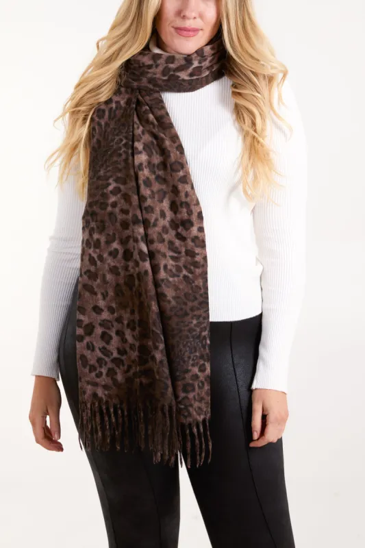 Leopard Print Scarf sold by Blue Vanilla