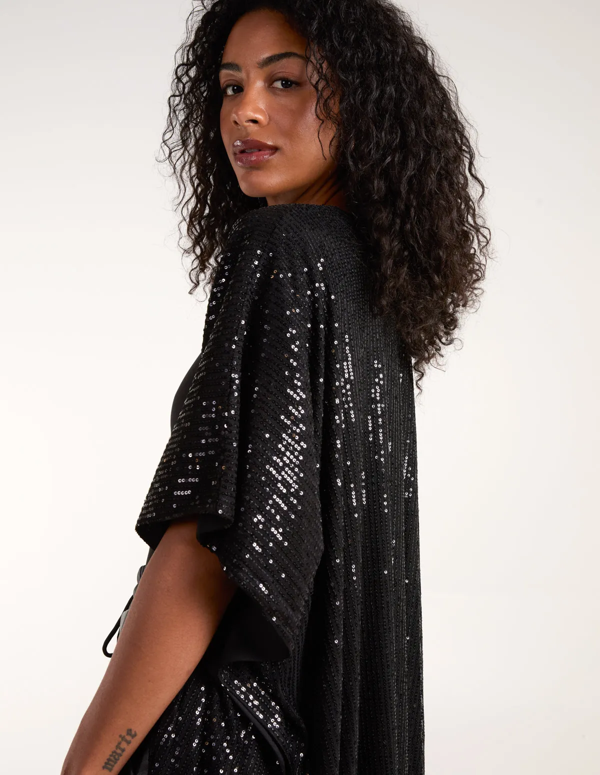 Sequin Kimono sold by Blue Vanilla product image thumbnail 3