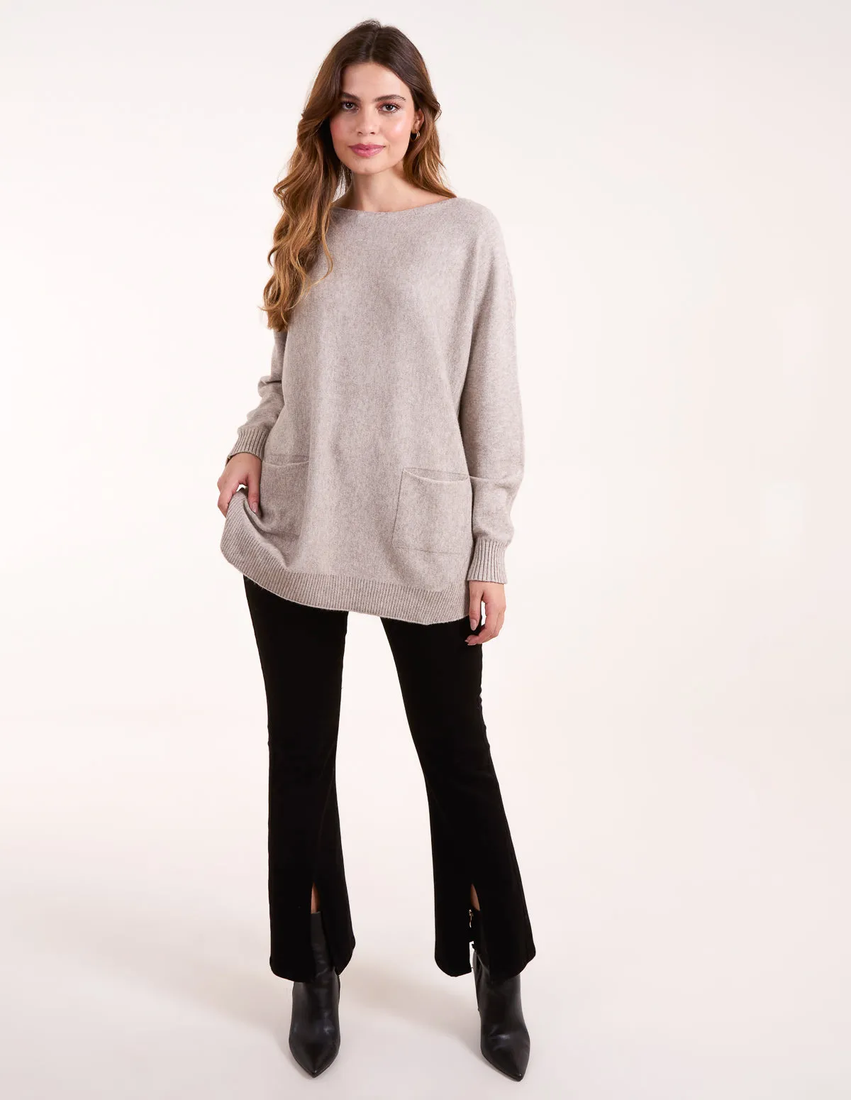 Pocket Slash Neck Jumper sold by Blue Vanilla product image thumbnail 3