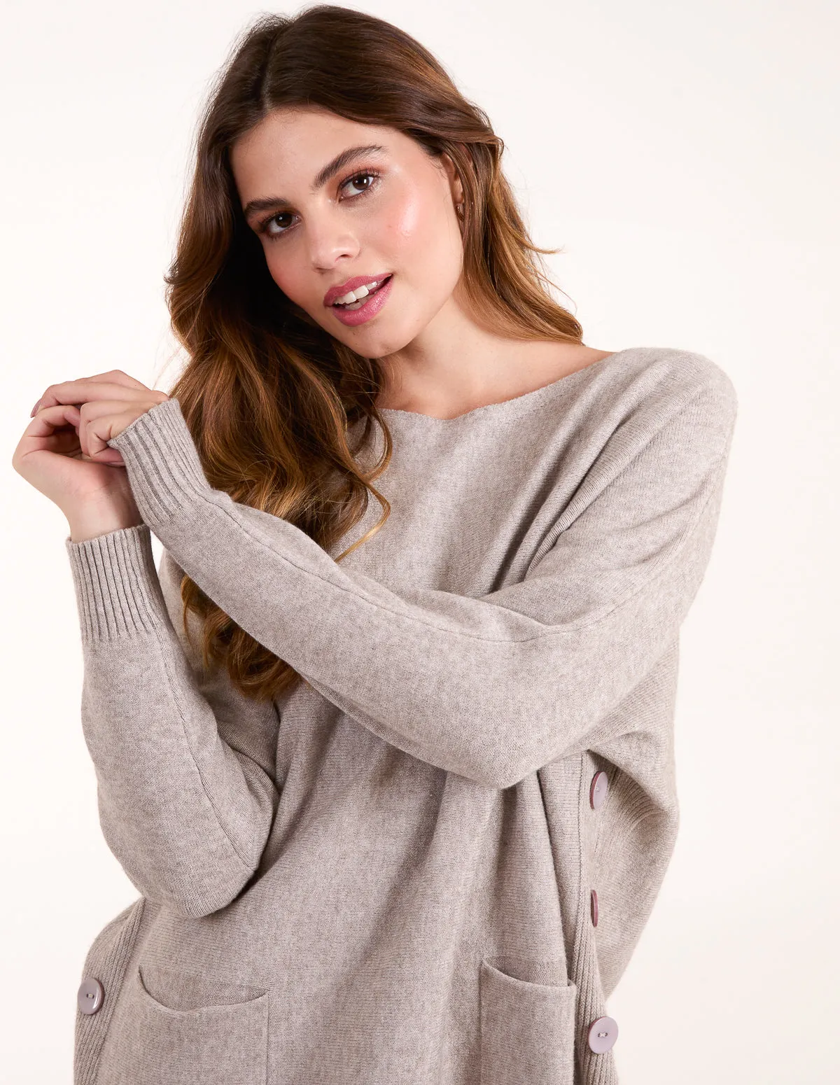 Pocket Slash Neck Jumper sold by Blue Vanilla product image thumbnail 2