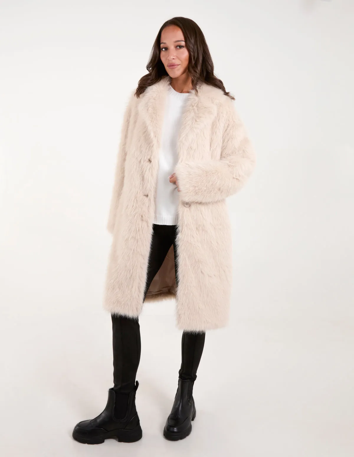 Plush Fur Coat sold by Blue Vanilla product image thumbnail 3