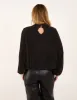 Metallic High Neck Puffball Top sold by Blue Vanilla