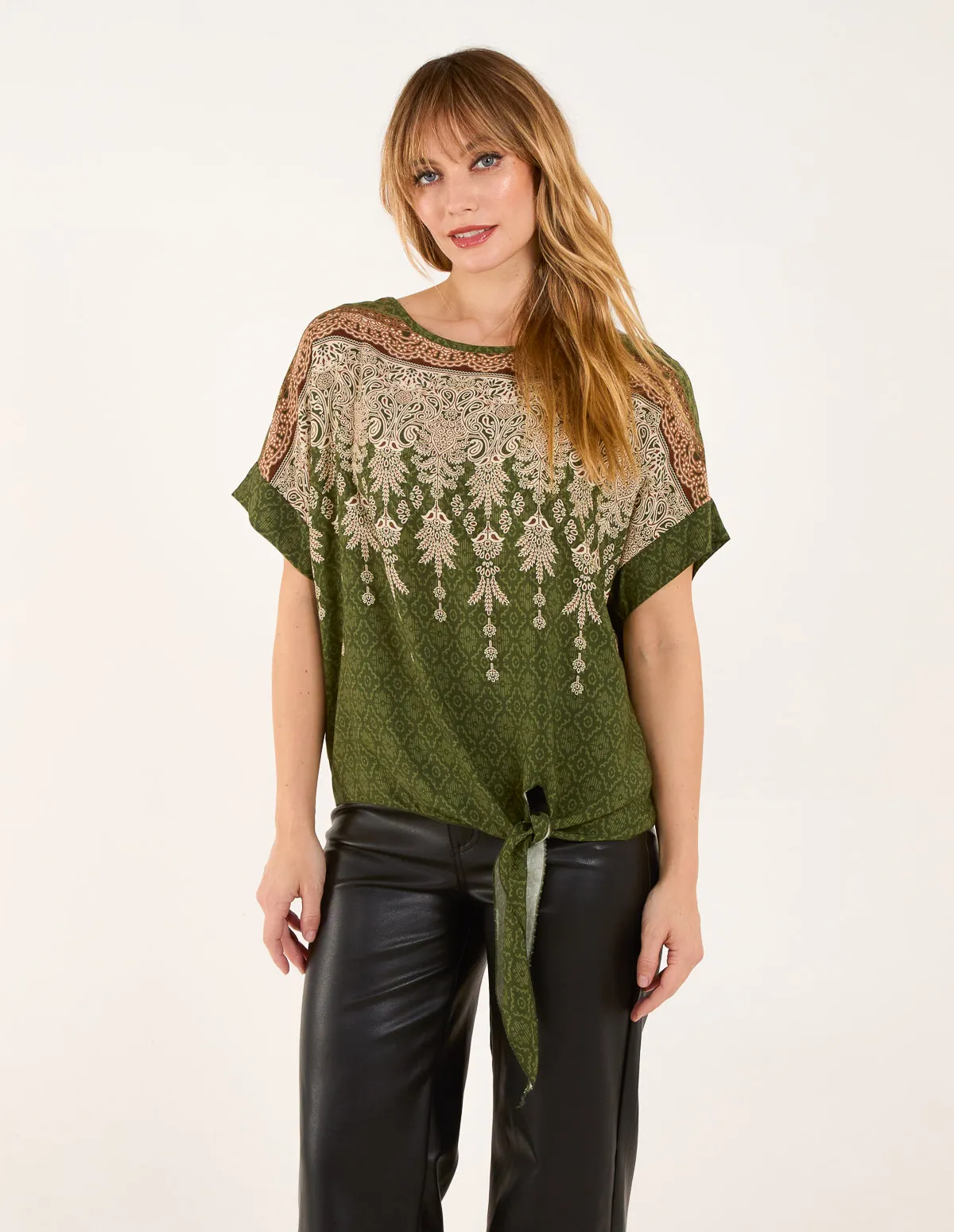 Mosaic Tile Print Top sold by Blue Vanilla