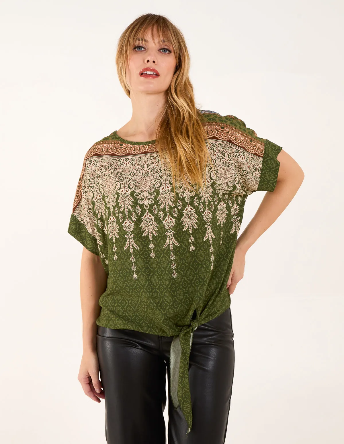 Mosaic Tile Print Top sold by Blue Vanilla product image thumbnail 2