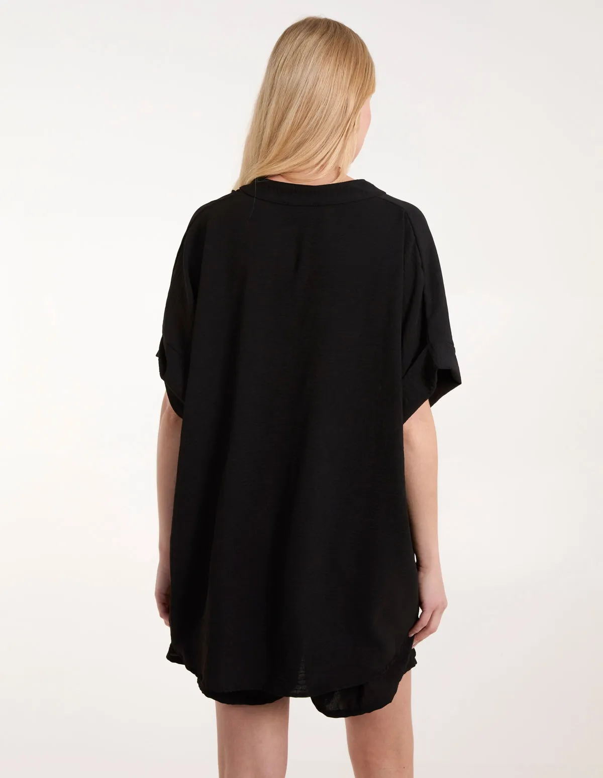 V-Neck Short Sleeve Blouse sold by Blue Vanilla product image thumbnail 4