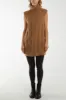 Roll Neck Cable Knitted Oversized Sleeveless Jumper sold by Blue Vanilla