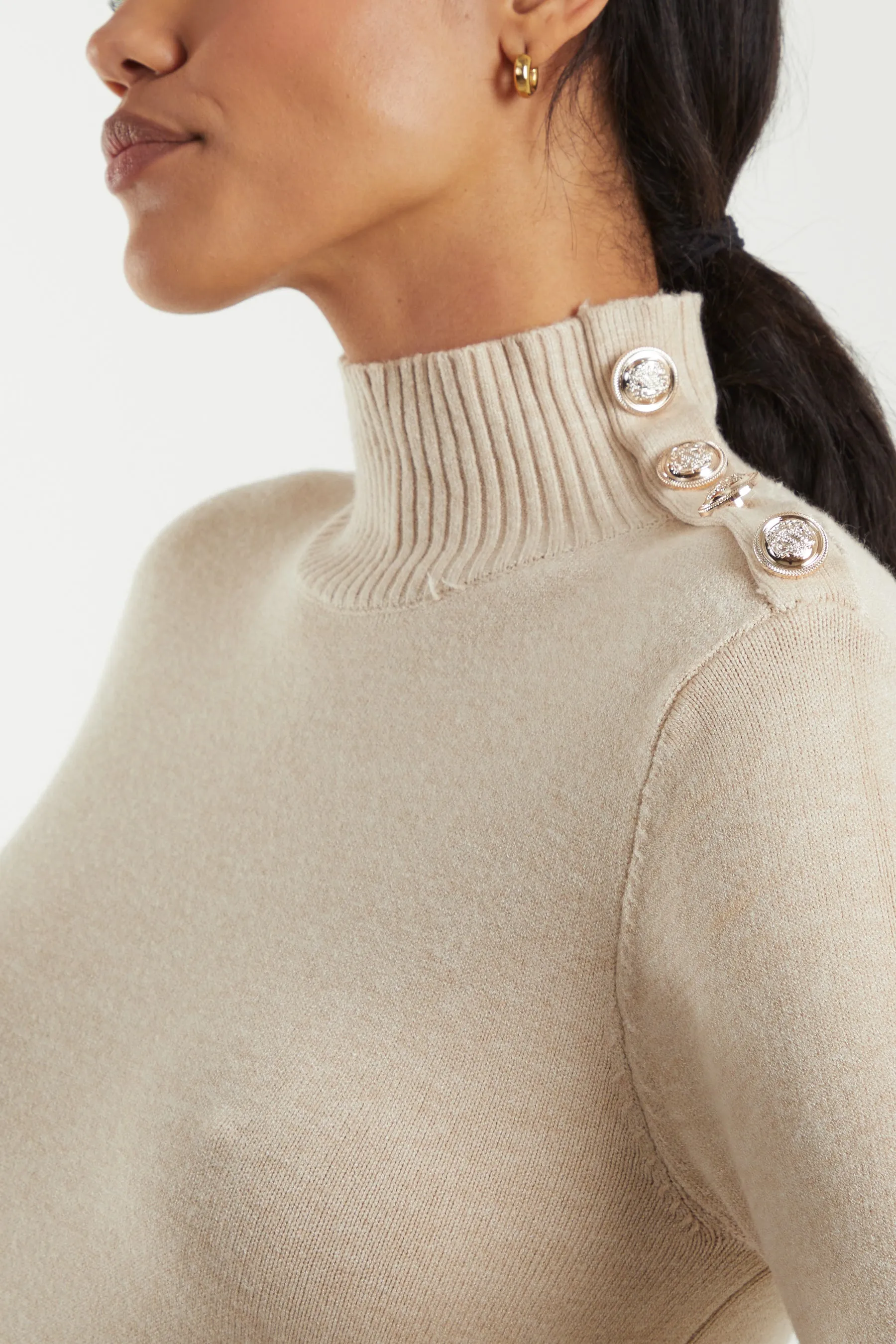 Roll Neck Ribbed Jumper Dresss sold by Blue Vanilla product image thumbnail 2