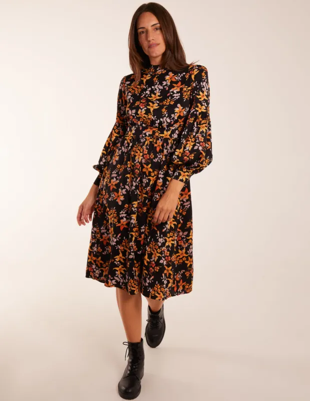 High Neck Long Sleeve Dress sold by Blue Vanilla