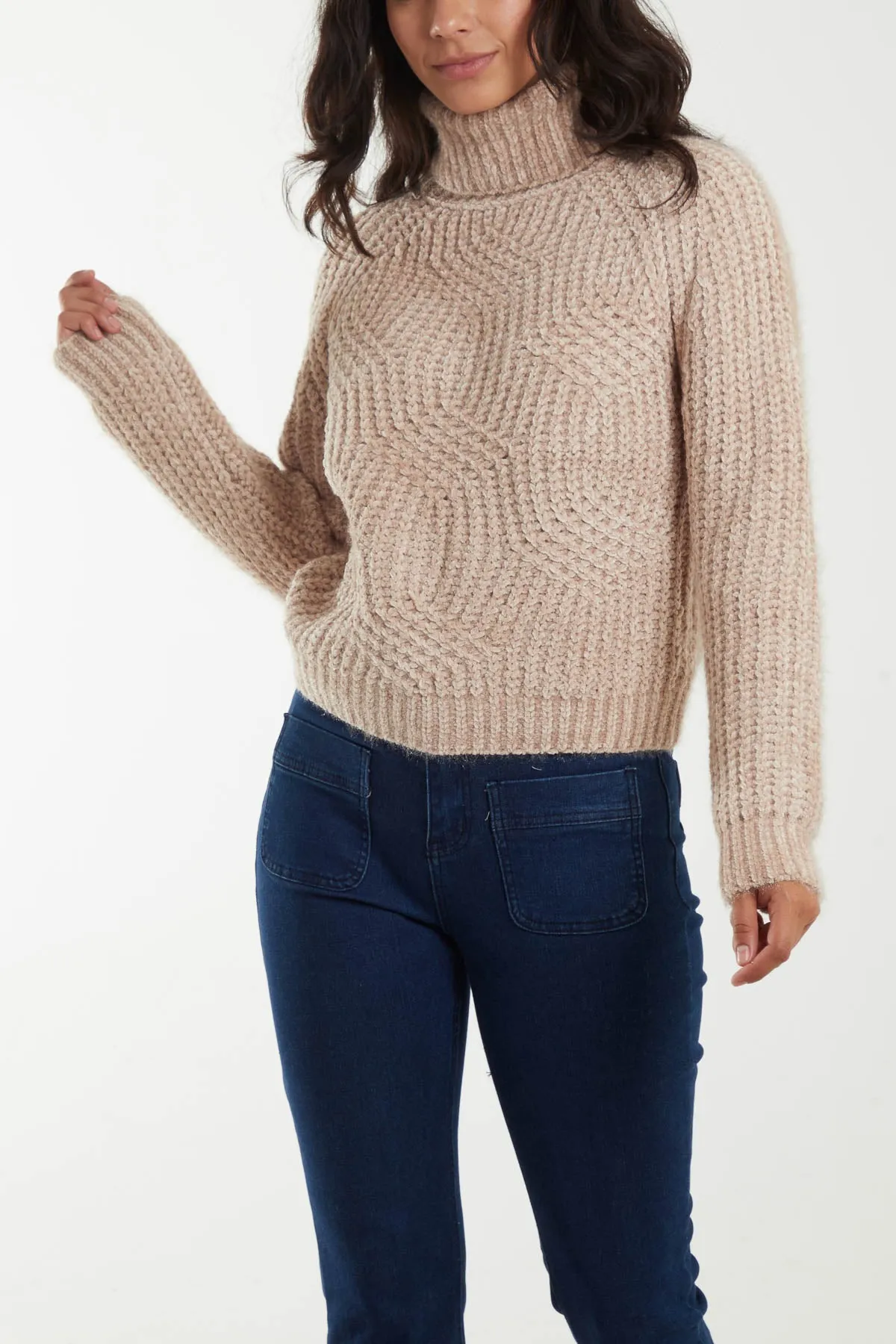 Chenille Roll Neck Knit Jumper sold by Blue Vanilla product image thumbnail 2