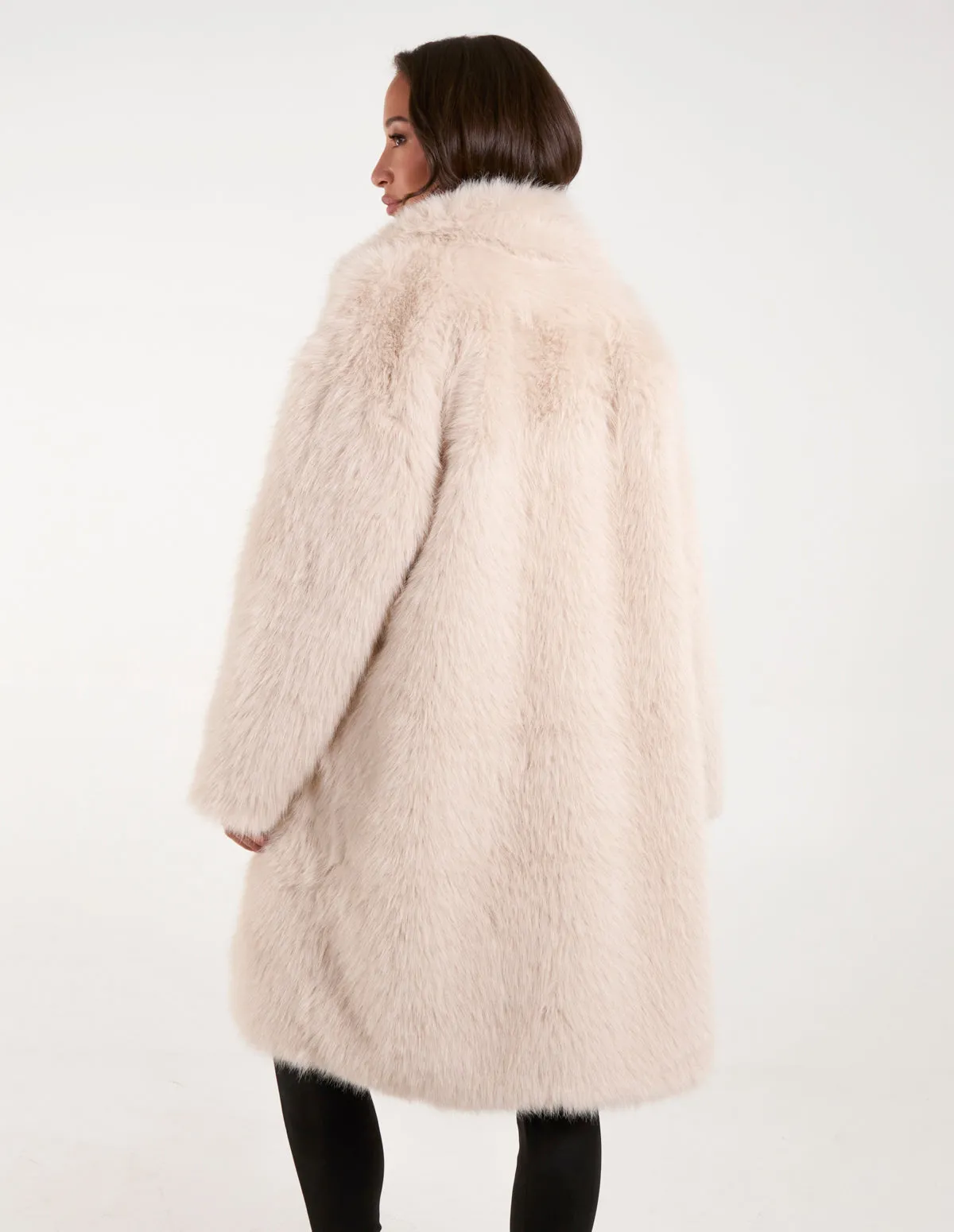 Plush Faux Fur Coat sold by Blue Vanilla product image thumbnail 4