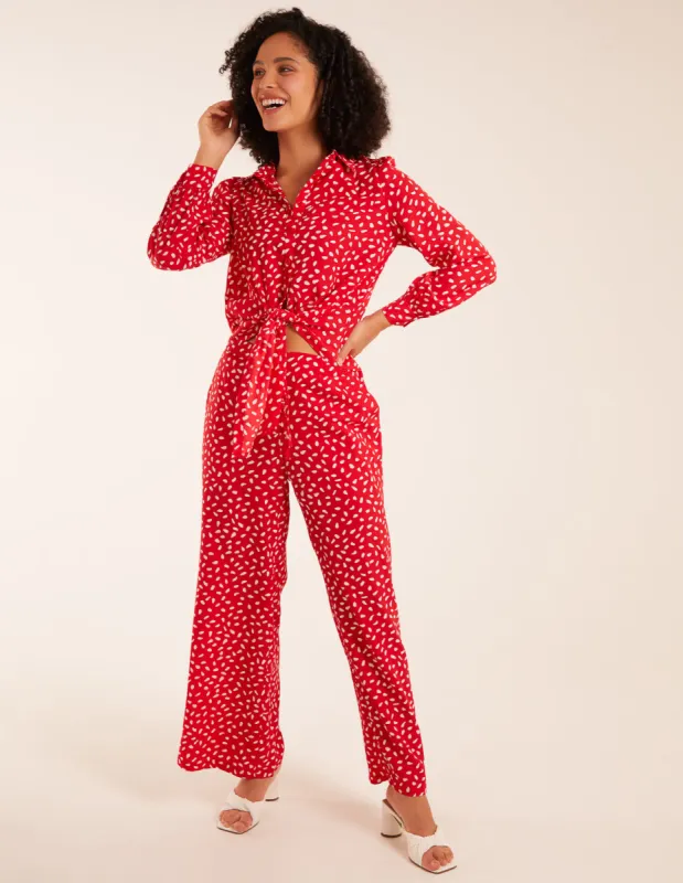 Polka Dot Oversized Shirt & Trousers Set sold by Blue Vanilla