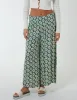 Shirred Wide Leg Trousers sold by Blue Vanilla