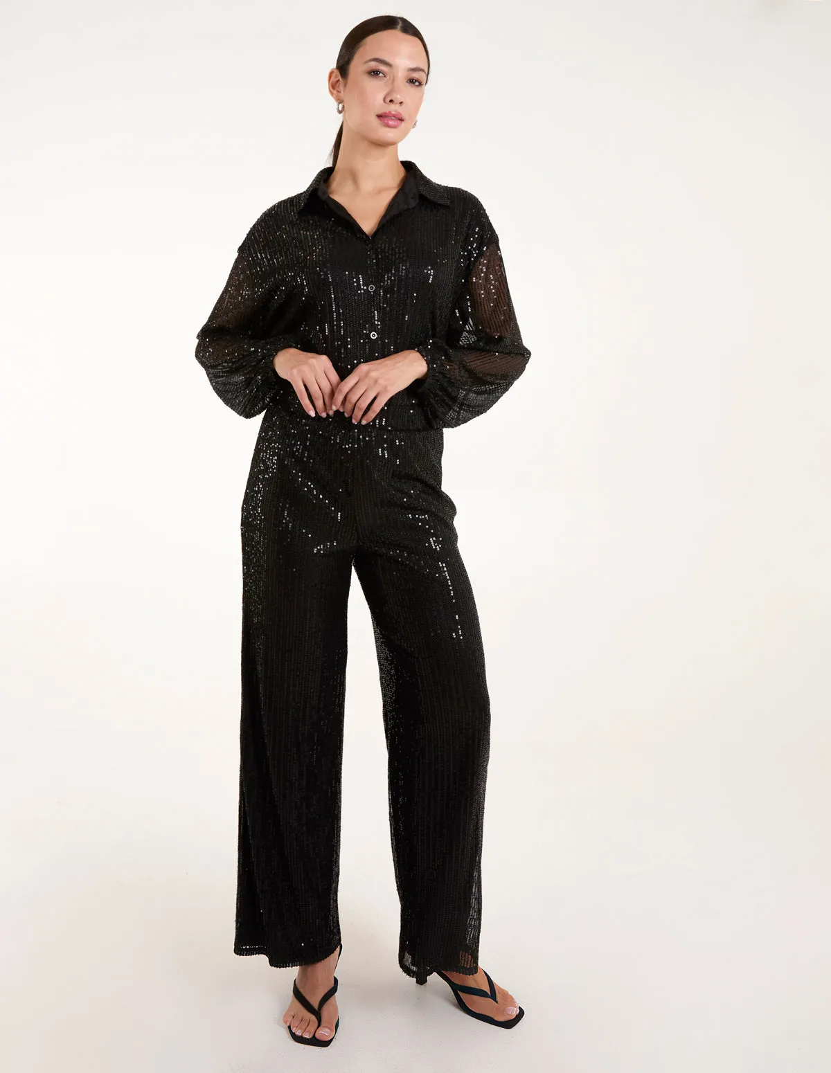 Sequin Trousers sold by Blue Vanilla product image thumbnail 3