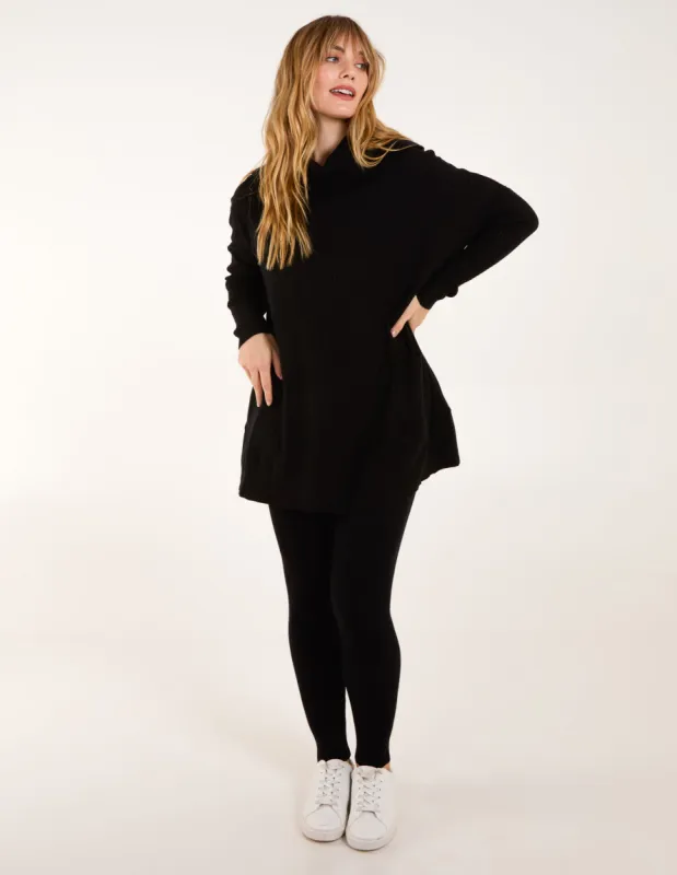 Ribbed Leggings & Cowl Neck Jumper Set sold by Blue Vanilla