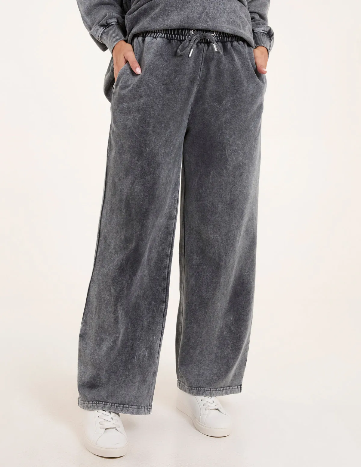 Acid Wash Straight Leg Joggers sold by Blue Vanilla